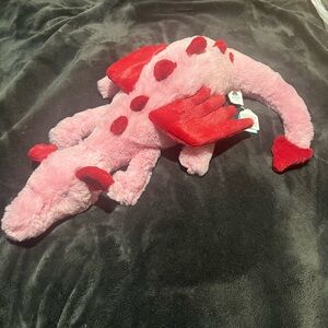 Jellycat Plush Pink and Red Dragon NWT limited edition!